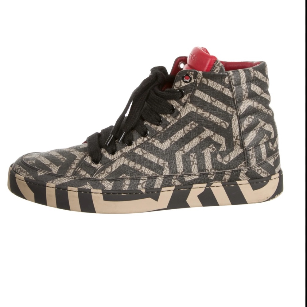 Gucci GG Caleido High-Top Sneakers Size 8.5
